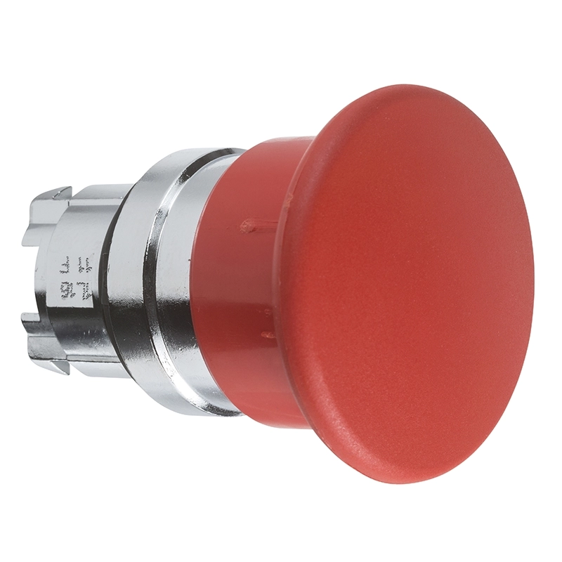 Cabezal pulsador Seta 40Mm Rojo